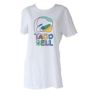 NWT Taco Bell Graphic White Short Sleeve T-Shirt